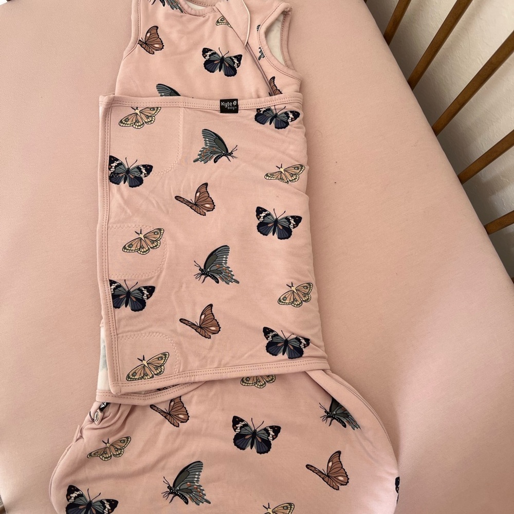 Kyte BABY Pink Butterfly Sleep Sack